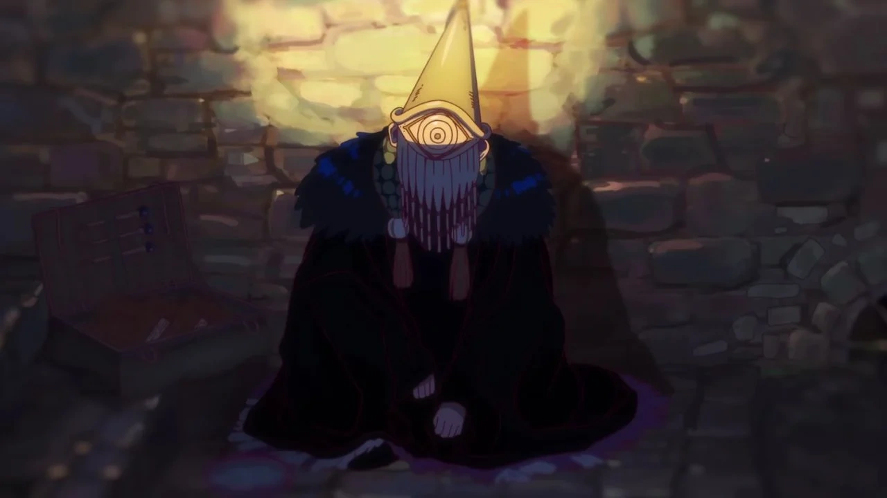 Brimhat witch in Witch Hat Atelier using forbidden magic.